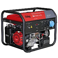 Бензиновый генератор FUBAG BS 5500 A ES в супертихом зимнем кожухе 1400SS RAL 7035