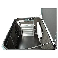 Бензиновый генератор FUBAG BS 6600 A ES в тихом зимнем кожухе 1200 RAL 7024