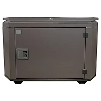 Бензиновый генератор FUBAG BS 8500 A ES DUPLEX в тихом зимнем кожухе 1200 RAL 8019